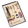 Set escritura Vintage Pluma lacre Steampunk gotico