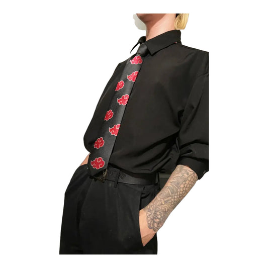 Corbata Corbata Akatsuki Naruto Cosplay