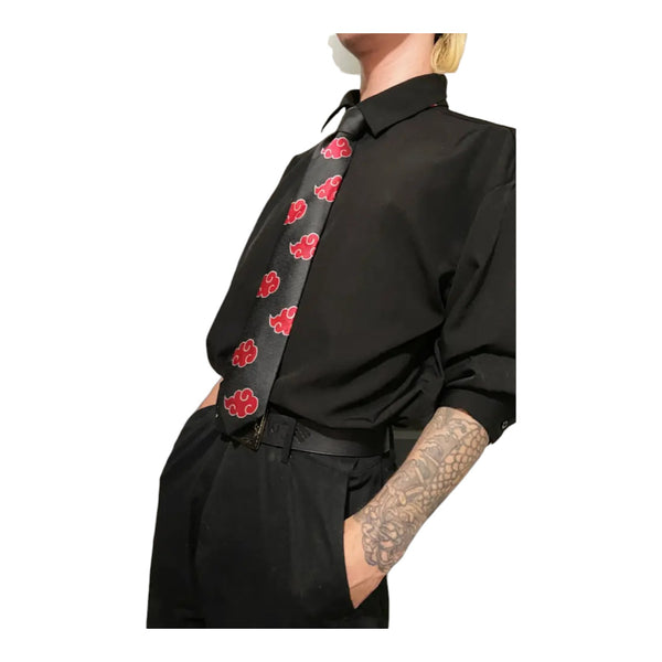 Corbata Corbata Akatsuki Naruto Cosplay