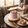 Taza Con Plato Donut Glaseada Chispas