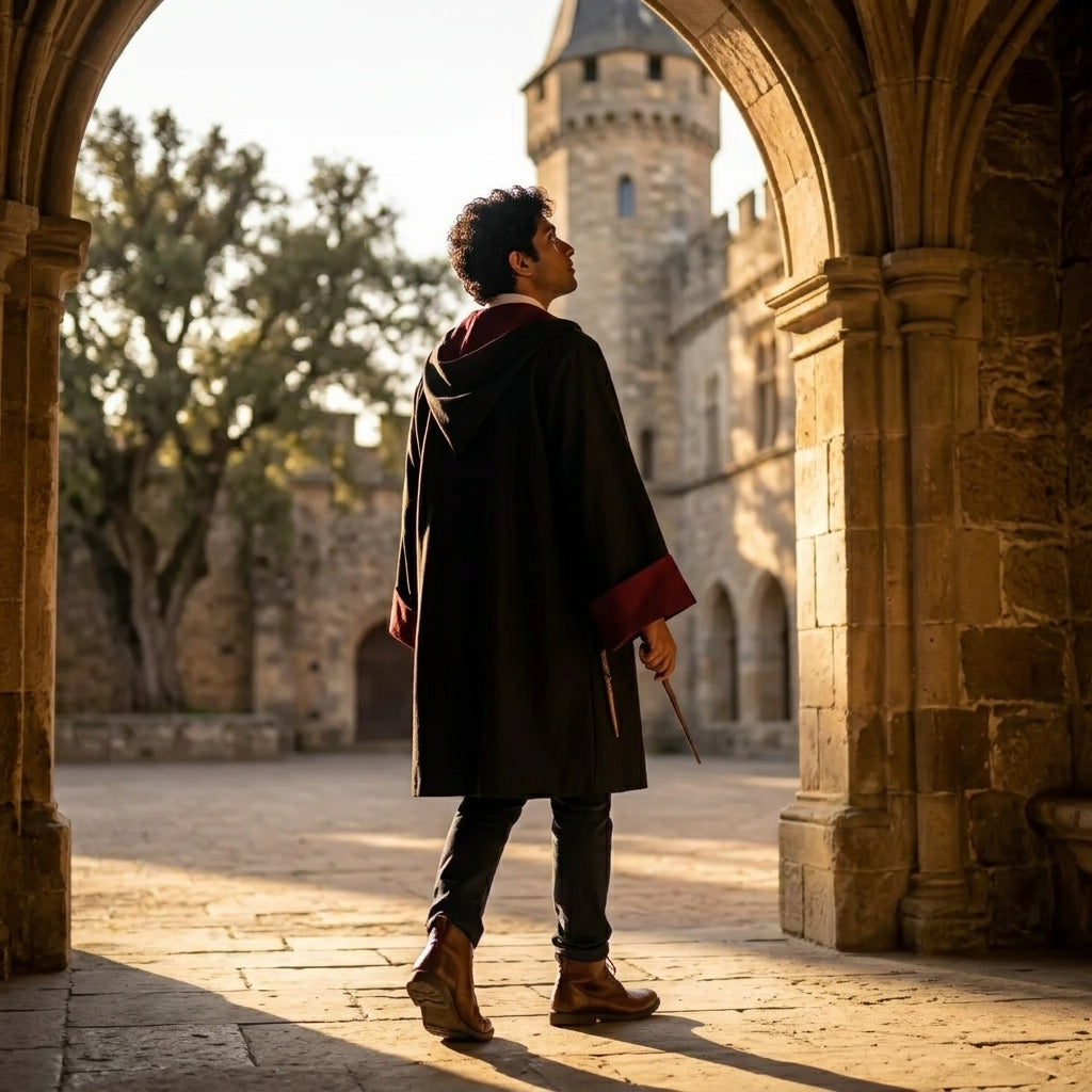 Capa Túnica Cosplay Casas Hogwarts Harry Potter