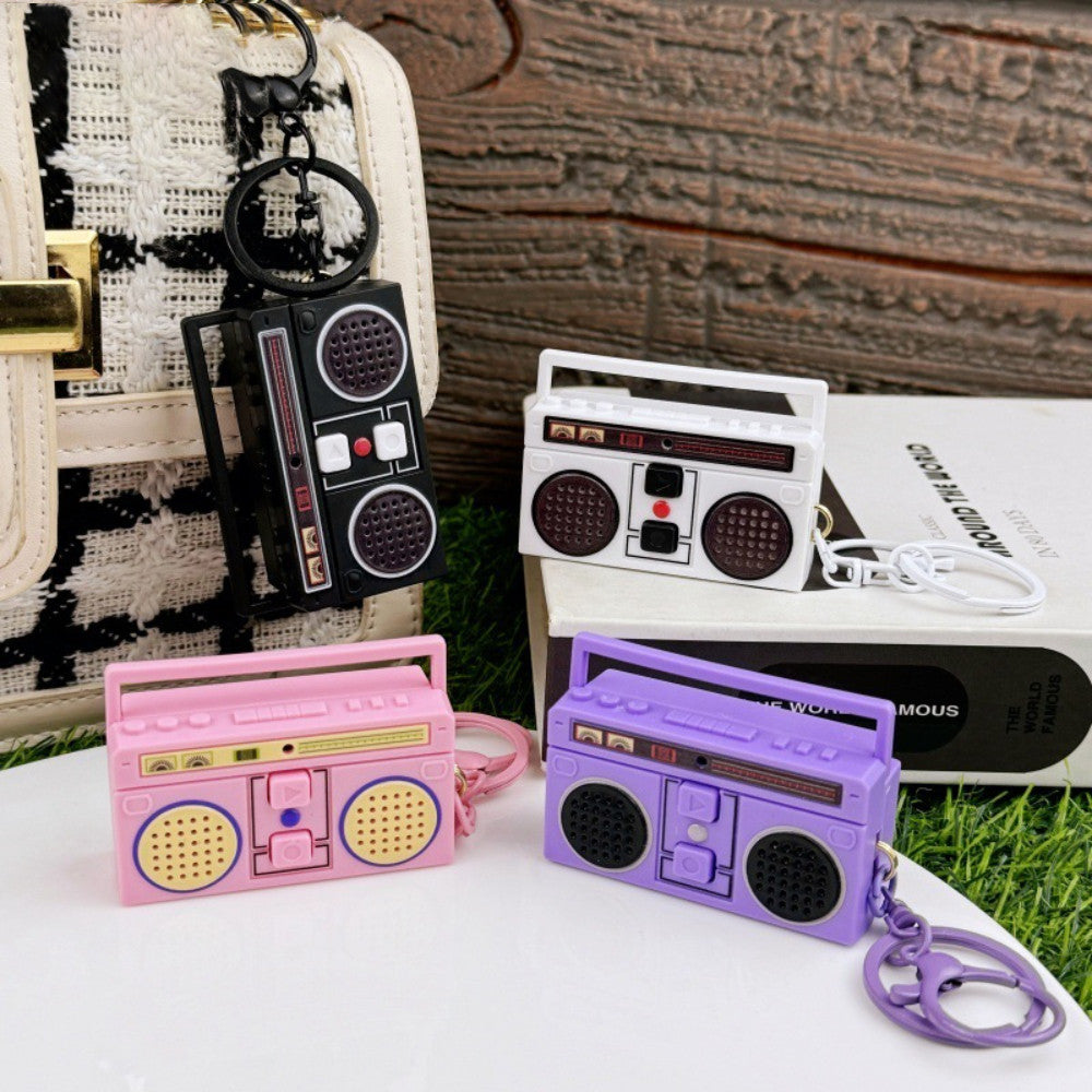 Llavero Mini Radio grabadora Music vintage