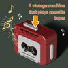 Llavero divertido mini radio con casette grabadora