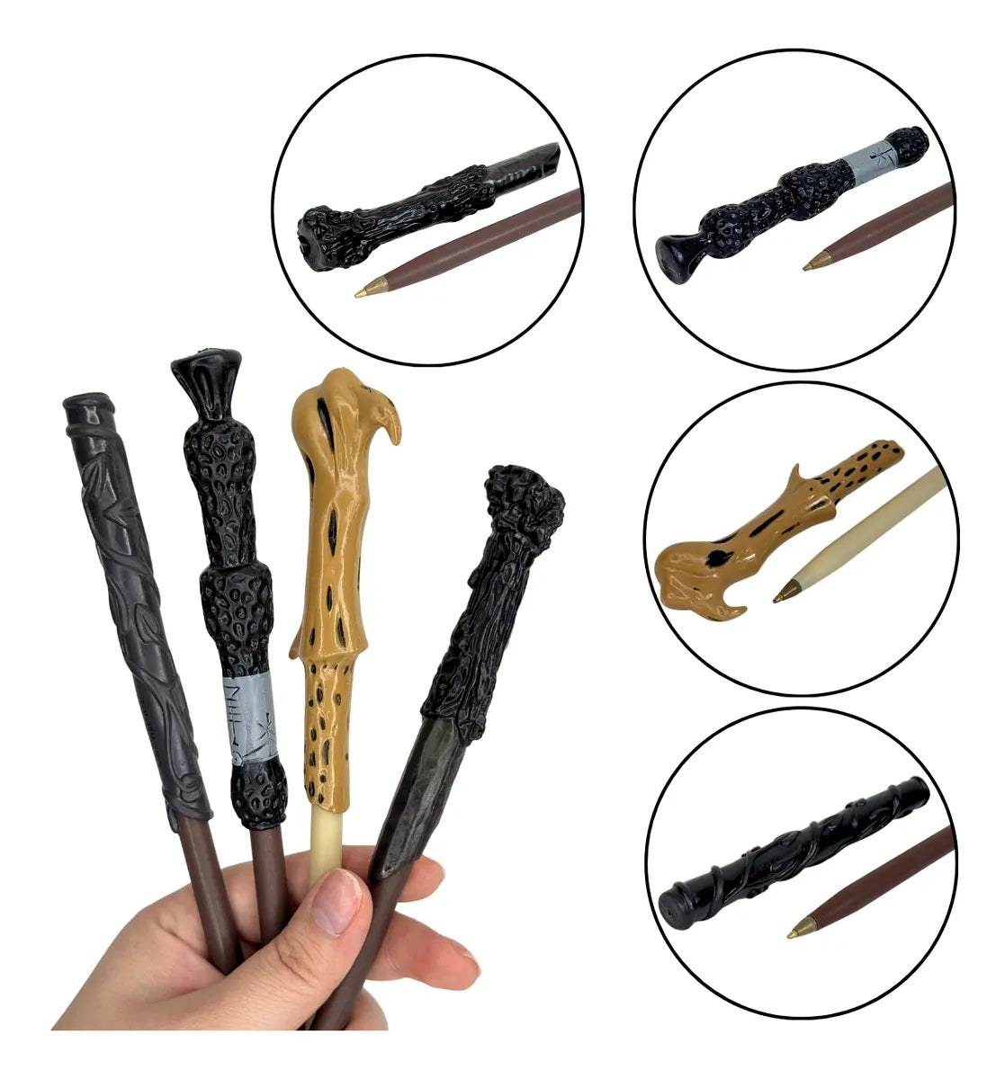 Set de lápices bolígrafos varitas Harry Potter