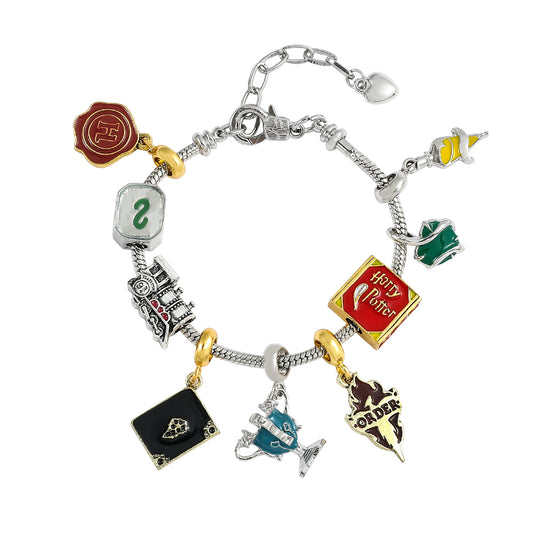 Pulsera con dijes charms de Harry Potter