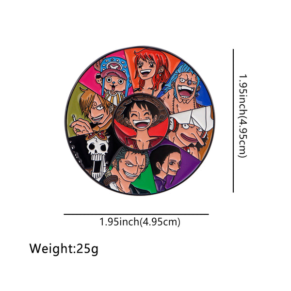 Pin Broche colores Anime One Piece Monkey D. Luffy