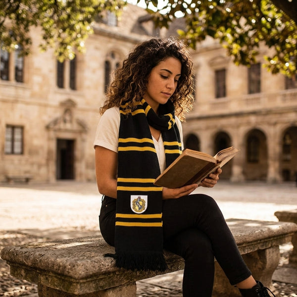 Bufanda Harry P Casa Hufflepuff  XL estoykuku