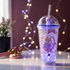 Vaso c/Luz Sailor moon Luna Artemis Kawaii  Glitter