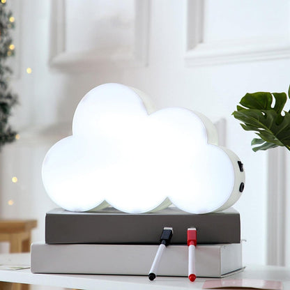 Pizarra Led Forma Nube Escrita plumón Estoykuku