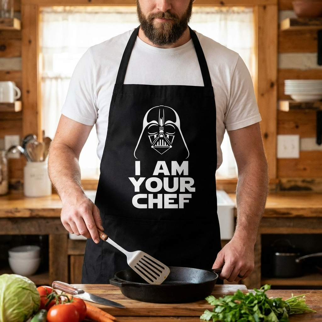 Delantal divertido Darth I Am your Chef Star