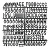 Pizarra Vintage Retro Tablero Letras Interca. tipo fieltro