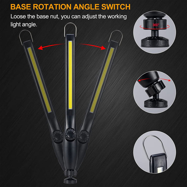 Linterna Led Recargable USB Imán para Emergencia o trabajo