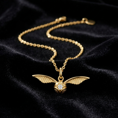 Collar Golden Snitch Sterling Harry Potter