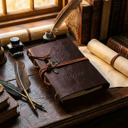 Libreta agenda  planner Delux Harry Potter Broche Snitch