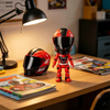 Adorno Figura motociclista casco deformación