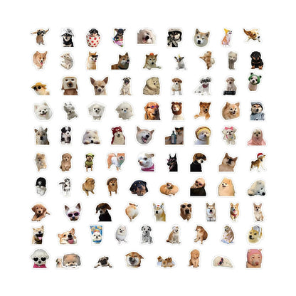 Pack Sticker pegatinas divertidos Perros Memes