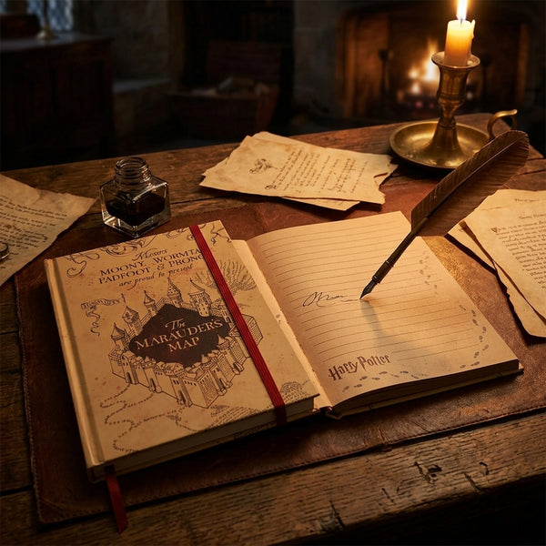 Libreta Agenda Harry Potter mapa (the Marauders Map)