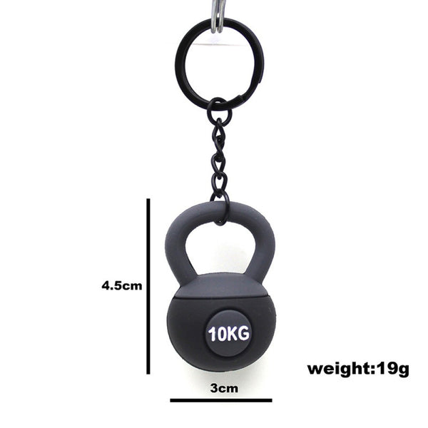 Llavero 3D silicona equipamiento Fitness
