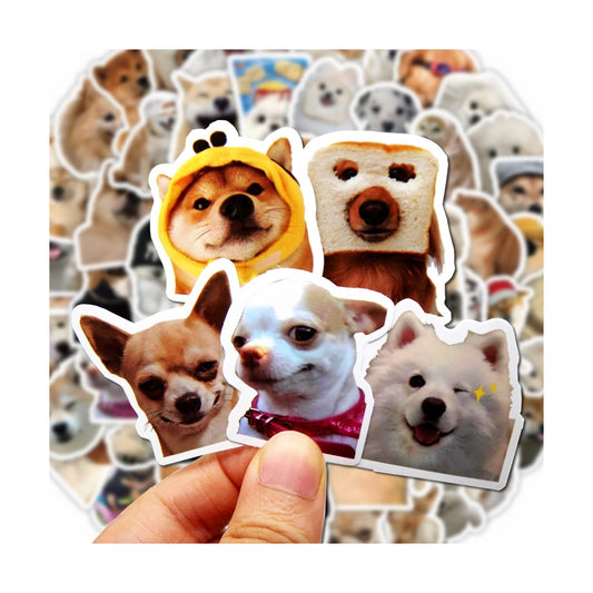 Pack Sticker pegatinas divertidos Perros Memes