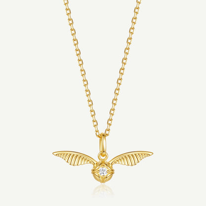 Collar Golden Snitch Sterling Harry Potter