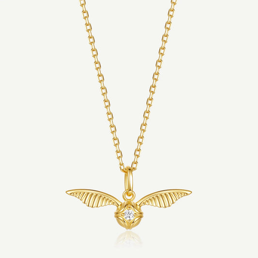 Collar Golden Snitch Sterling Harry Potter