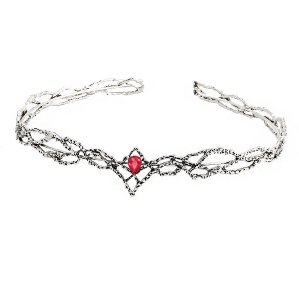 Diadema Tiara corona para cosplay elfos reyes medieval