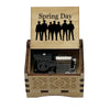 caja musical madera BTS