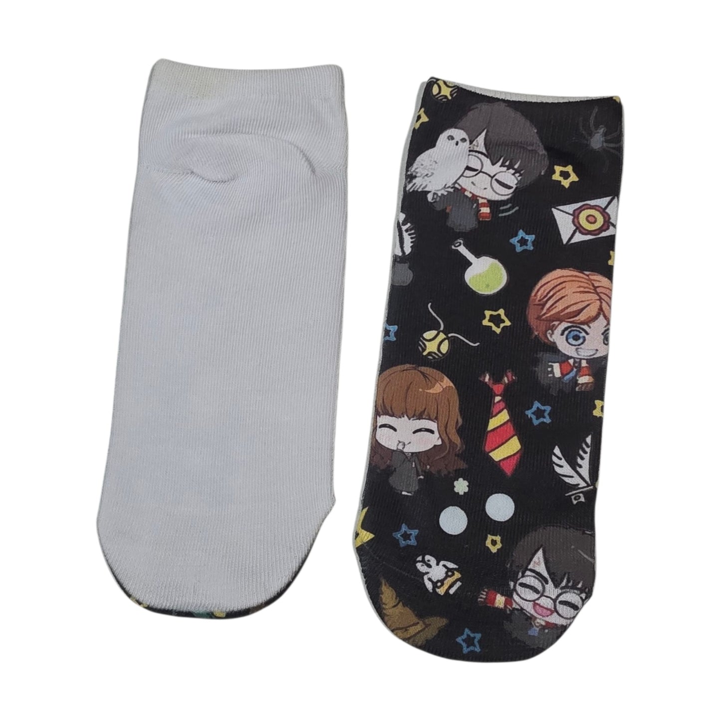 Calcetín 3d Tobilleras Harry Potter  Kawaii