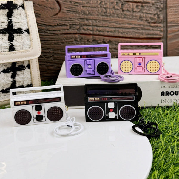 Llavero Mini Radio grabadora Music vintage
