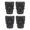 Set  4 Shot Vidrio Calavera Mexicana Tequila Cortito