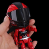 Adorno Figura motociclista casco deformación