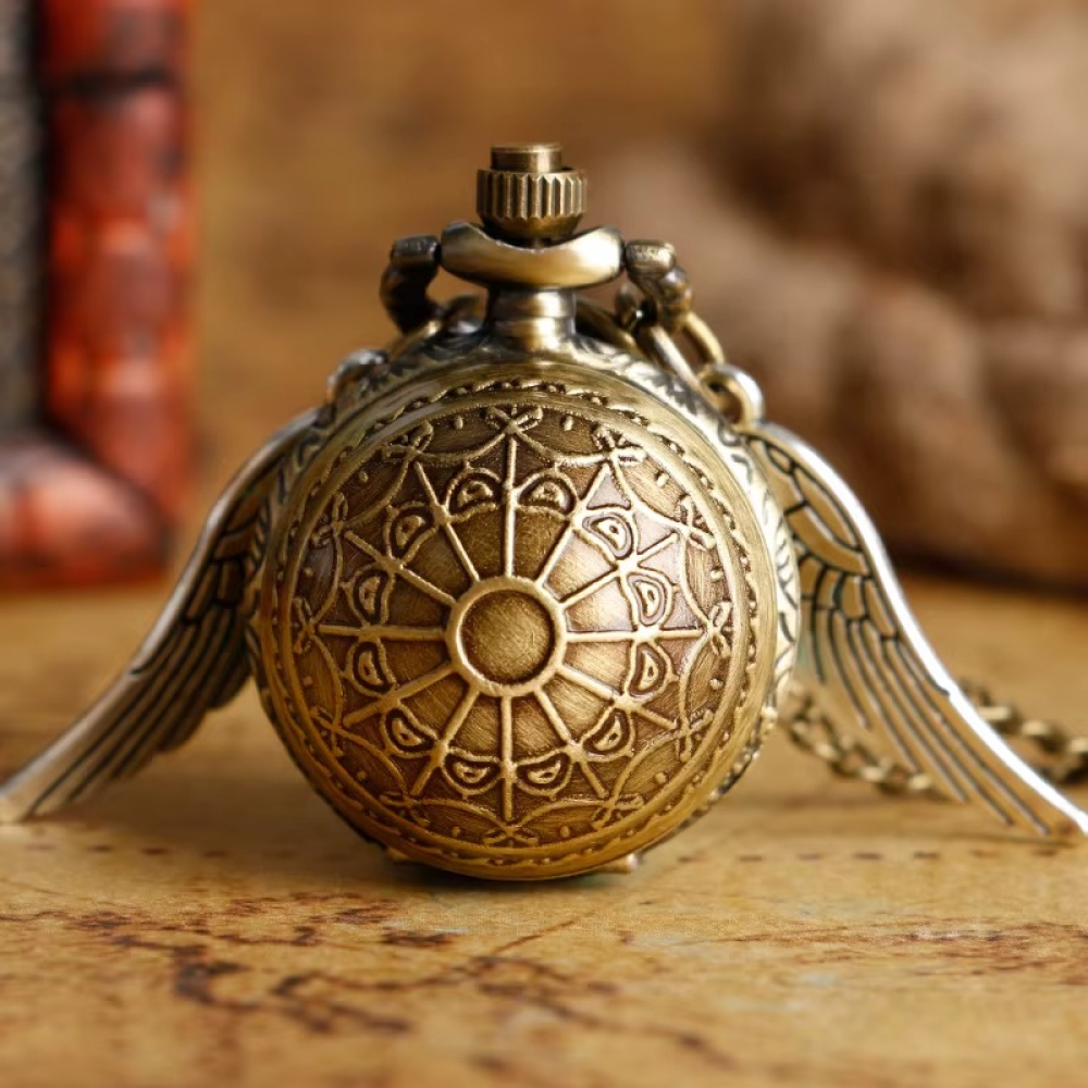 Reloj De Bolsillo Harry Potter Snitch bronce