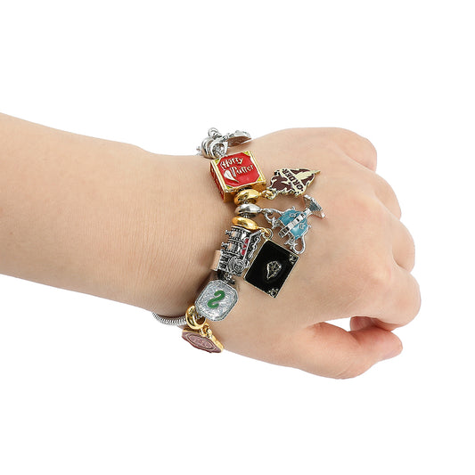Pulsera con dijes charms de Harry Potter