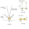 Set Collar Aros Golden Snitch Harry Potter