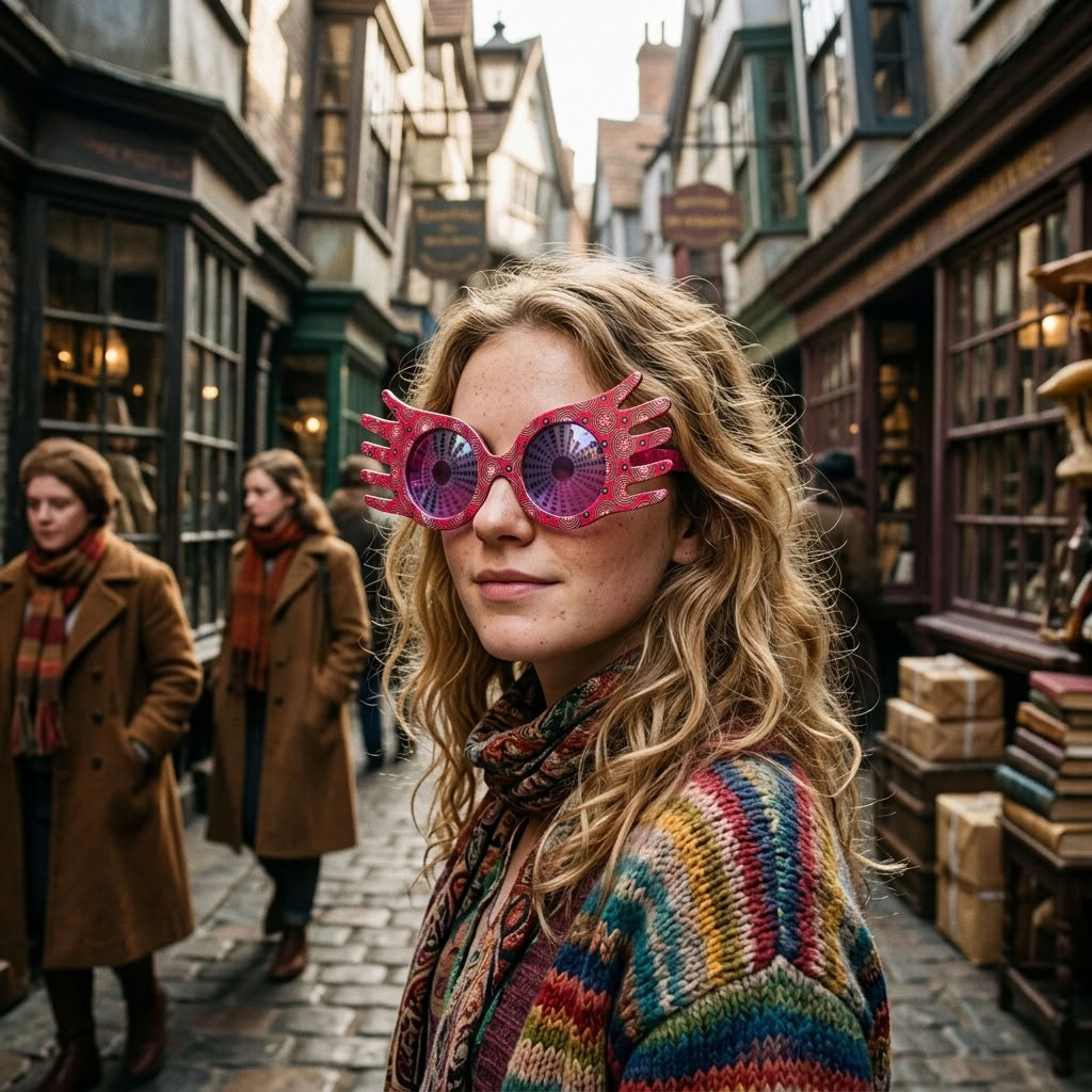 Gafas Cosplay Luna Lovegood Espectrogafas