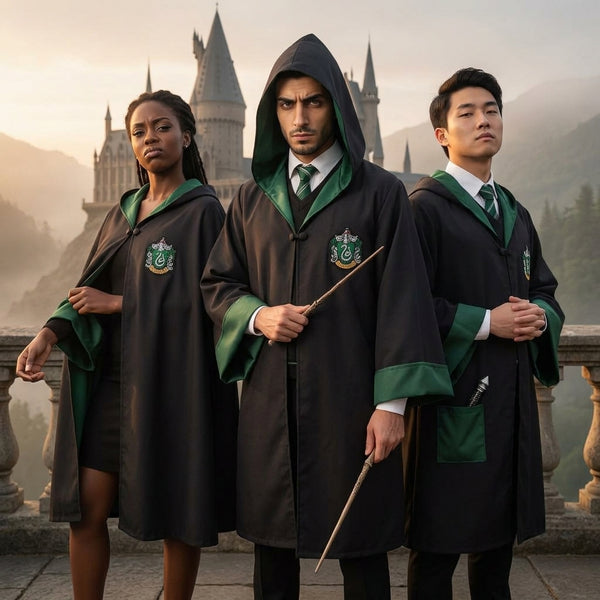Capa Túnica Cosplay Casas Hogwarts Harry Potter