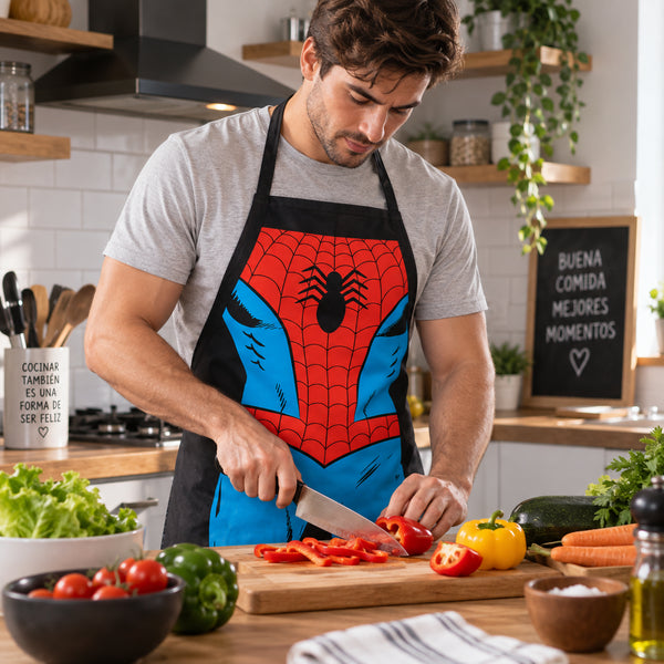 Delantal Cocina Spiderman Hombre Araña