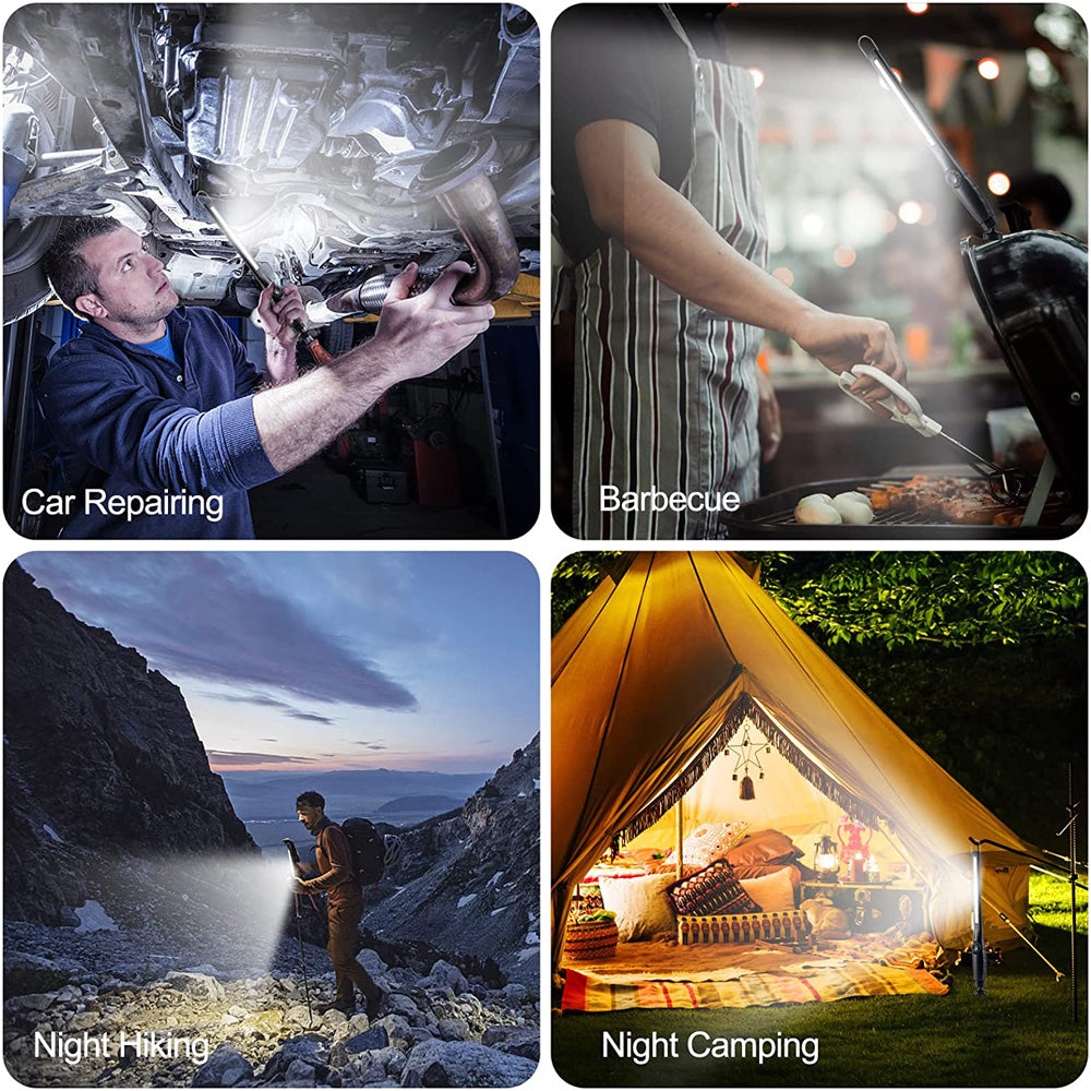 Linterna Led Recargable USB Imán para Emergencia o trabajo