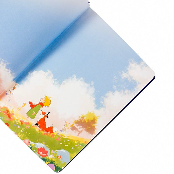 Cuaderno tipo Agenda planner Diario tapa dorada del Principito