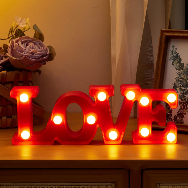 Lampara Led  Love   A Pilas Candy Bar Fiesta Niños
