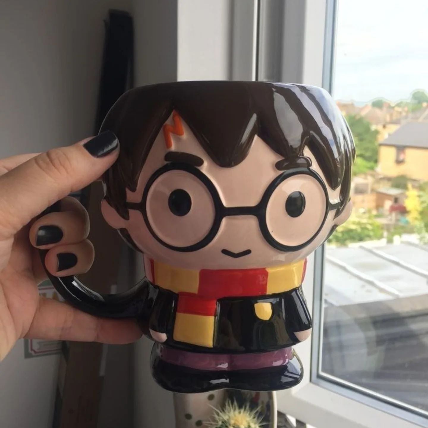 Tazón 3D ceramica Harry potter chibi cuerpo completo Kawaii