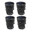 Set  4 Shot Vidrio Calavera Mexicana Tequila Cortito