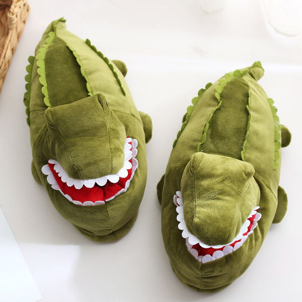 Pantuflas 3D Cocodrilo