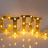 Letra Led 16 Cm doradas espejos gold candy bar matrimonios