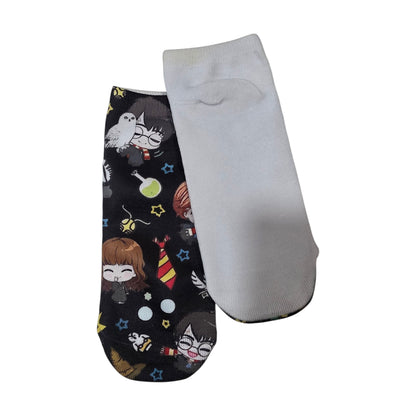 Calcetín 3d Tobilleras Harry Potter  Kawaii