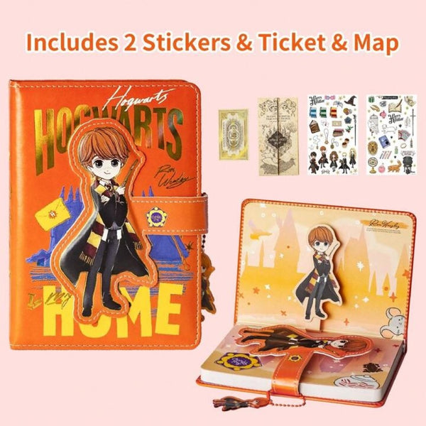 Planner Agenda gold premium Harry Potter Kawaii Hogwarts