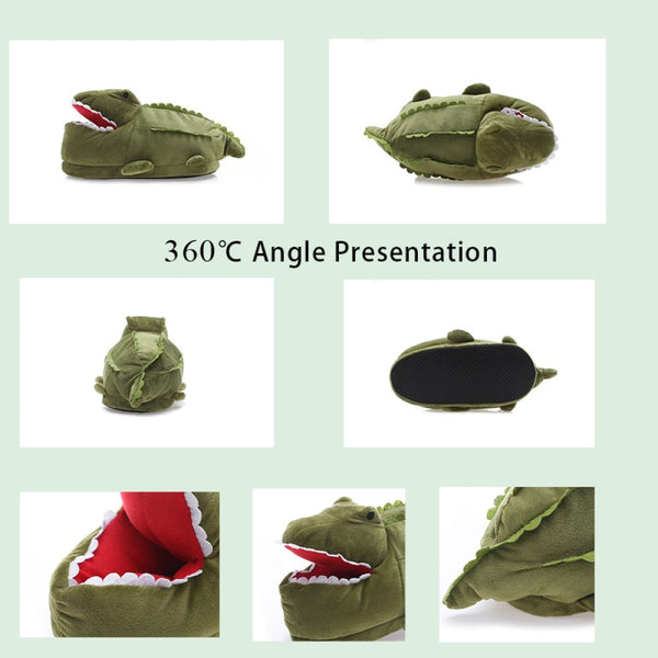 Pantuflas 3D Cocodrilo