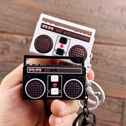 Llavero Mini Radio grabadora Music vintage
