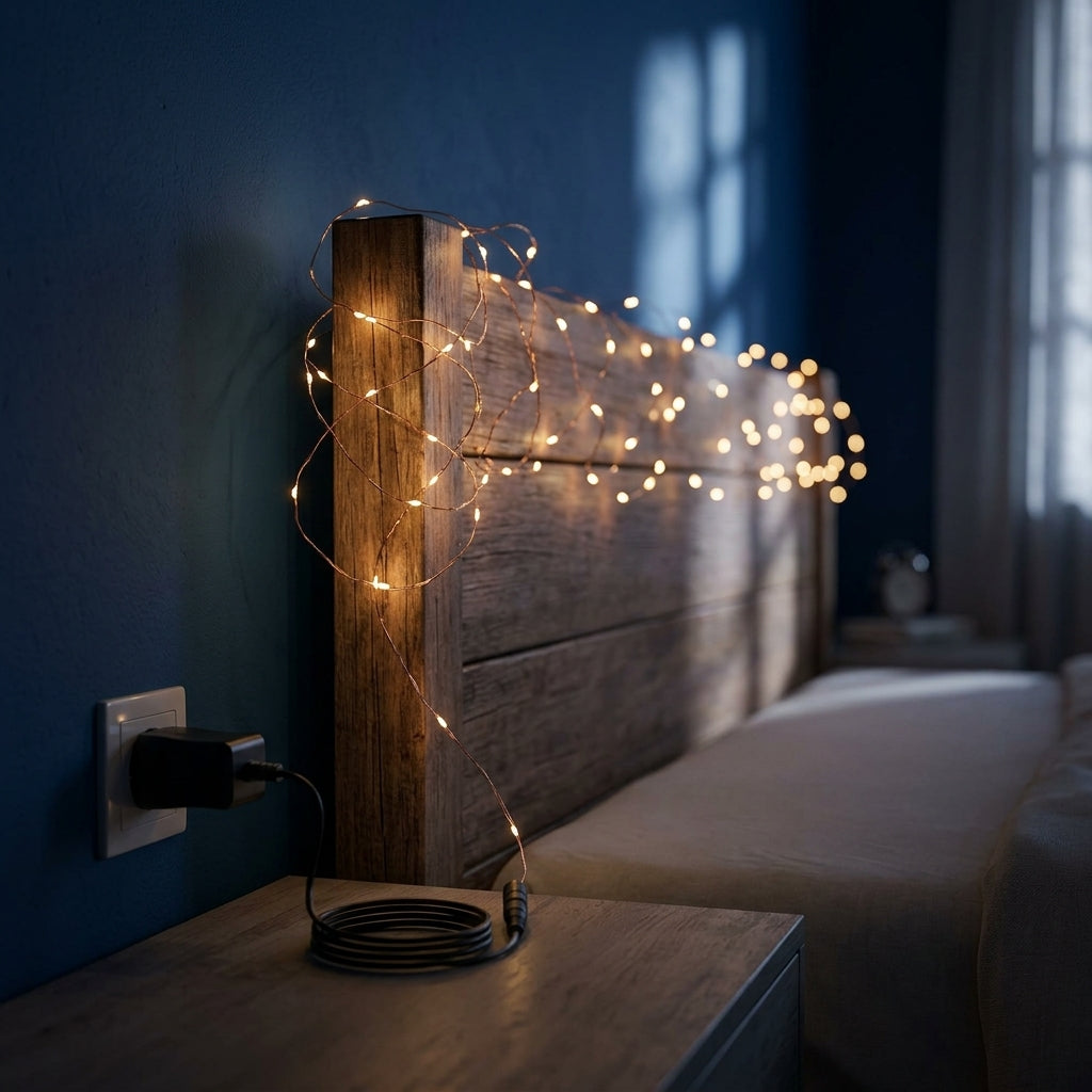 Guirnaldas 100 Luces Hadas, Micro Led 10 Metros Enchufable