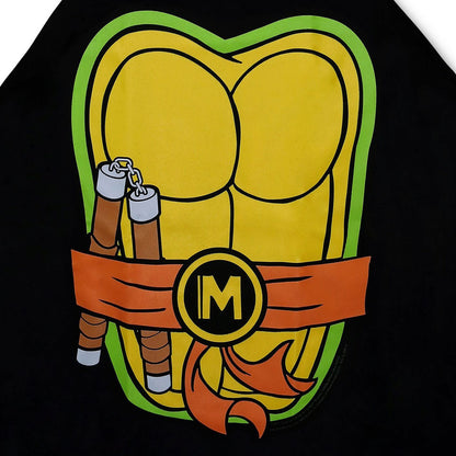 Delantal divertido Tortuga ninja Michelangelo Miguel Ángel